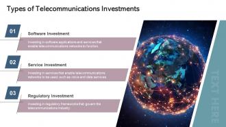 Investing Telecommunications Powerpoint Presentation And Google Slides ICP Informative Image