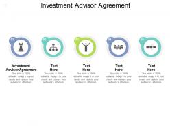Investment advisor agreement ppt powerpoint presentation summary format ideas cpb