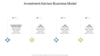 Investment Advisor Business Model In Powerpoint And Google Slides Cpb
