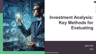 Investment Analysis Key Methods For Evaluating PPT PowerPoint AT