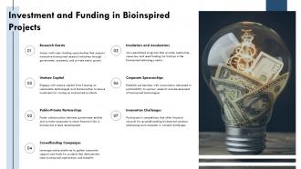 Investment And Funding In Bioinspired Projects Bioinspired Design PPT Example ST AI SS