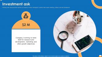 Investment Ask Cloud Platform Investment Ask Pitch Deck