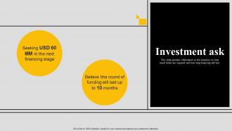 Investment Ask Gaia Investor Funding Elevator Pitch Deck