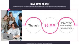 Investment Ask Homebot Investor Funding Elevator Pitch Deck
