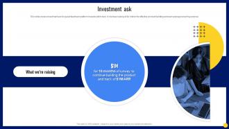 Investment Ask Ovation Investor Funding Elevator Pitch Deck