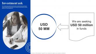 Investment Ask Procter And Gamble Investor Funding Elevator Pitch Deck