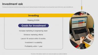 Investment Ask Recruitment Solutions Agency Investment Ask Pitch Deck