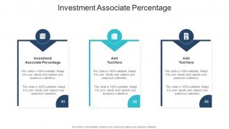 Investment Associate Percentage In Powerpoint And Google Slides Cpb