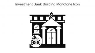 Investment Bank Building Monotone Icon In Powerpoint Pptx Png And Editable Eps Format
