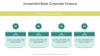 Investment Bank Corporate Finance In Powerpoint And Google Slides Cpb