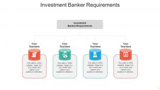 Investment banker requirements ppt powerpoint presentation icon example topics cpb