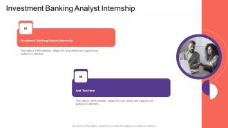 Investment Banking Analyst Internship In Powerpoint And Google Slides Cpb