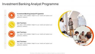 Investment Banking Analyst Programme In Powerpoint And Google Slides Cpb