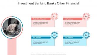 Investment Banking Banks Other Financial In Powerpoint And Google Slides Cpb