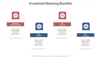 Investment Banking Benefits In Powerpoint And Google Slides Cpb