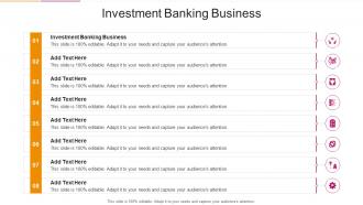 Investment Banking Business In Powerpoint And Google Slides Cpb