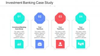 Investment Banking Case Study Ppt Powerpoint Presentation Infographic Template Cpb