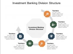 Investment banking division structure ppt powerpoint presentation ideas information cpb