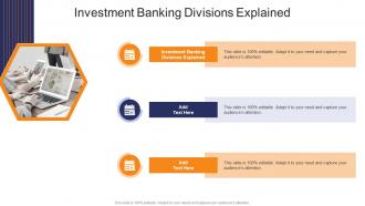 Investment Banking Divisions Explained In Powerpoint And Google Slides Cpb