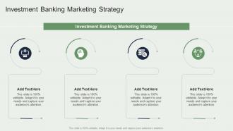 Investment Banking Marketing Strategy In Powerpoint And Google Slides Cpb
