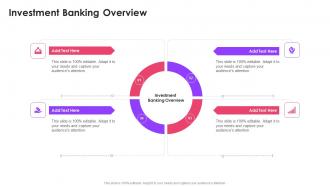 Investment Banking Overview In Powerpoint And Google Slides Cpb