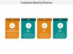 Investment banking revenue ppt powerpoint presentation professional slide download cpb