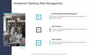 Investment Banking Risk Management In Powerpoint And Google Slides Cpb