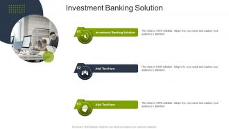 Investment Banking Solution In Powerpoint And Google Slides Cpb