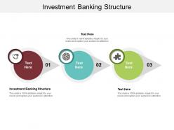 Investment banking structure ppt powerpoint presentation inspiration grid cpb