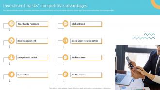 Investment Banks Competitive Advantages Buy Side M And A Investment Banking
