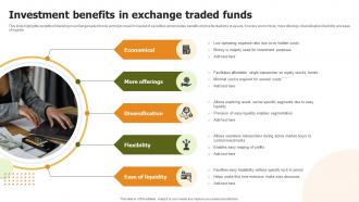Investment Benefits In Exchange Traded Funds