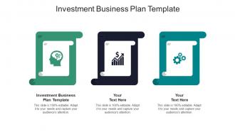 Investment business plan template ppt powerpoint presentation infographic template aids cpb