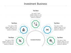 Investment business ppt powerpoint presentation portfolio slides cpb