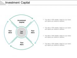 Investment capital ppt powerpoint presentation gallery graphics design cpb