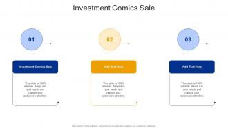 Investment Comics Sale In Powerpoint And Google Slides Cpb