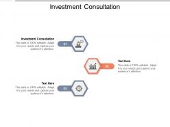 Investment consultation ppt powerpoint presentation file graphics template cpb