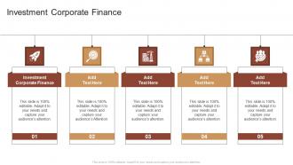 Investment Corporate Finance In Powerpoint And Google Slides Cpb