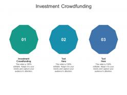 Investment crowdfunding ppt powerpoint presentation portfolio sample cpb