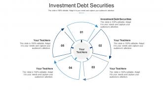 Investment debt securities ppt powerpoint presentation portfolio influencers cpb