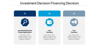 Investment decision financing decision ppt powerpoint presentation inspiration cpb