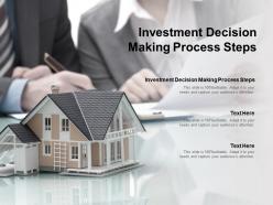 Investment decision making process steps ppt powerpoint presentation outline model cpb