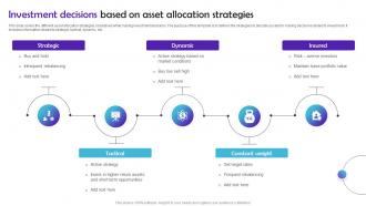 Investment Decisions Based On Asset Allocation Strategies