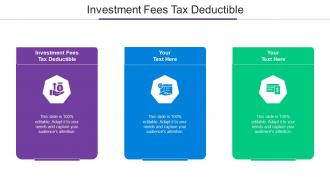 Investment Fees Tax Deductible Ppt Powerpoint Presentation Professional Model Cpb
