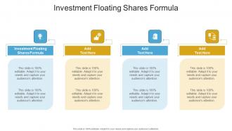 Investment Floating Shares Formula In Powerpoint And Google Slides Cpb