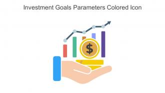 Investment Goals Parameters Colored Icon In Powerpoint Pptx Png And Editable Eps Format