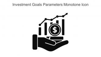 Investment Goals Parameters Monotone Icon In Powerpoint Pptx Png And Editable Eps Format