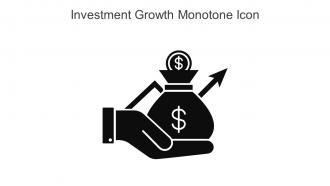 Investment Growth Monotone Icon In Powerpoint Pptx Png And Editable Eps Format
