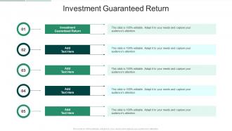 Investment Guaranteed Return In Powerpoint And Google Slides Cpb