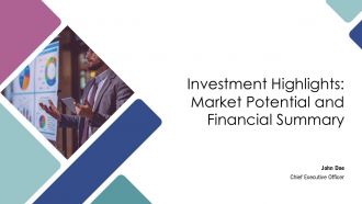 Investment Highlights Market Potential And Financial Summary PPT Sample AT