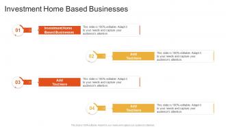 Investment Home Based Businesses In Powerpoint And Google Slides Cpb